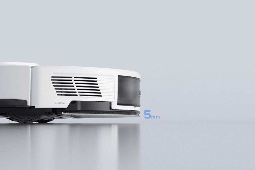 Видно, как Roborock S7 Pro Ultra поднимает швабру на 5 мм